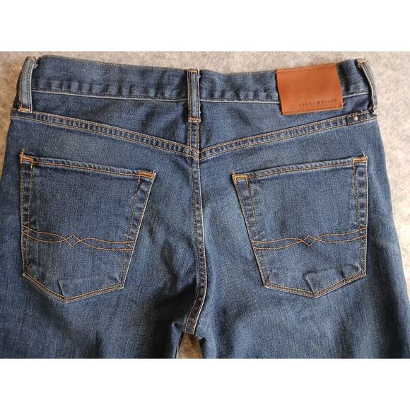 Lucky Brand Women Sz 28 x 32 1 Authentic Skinny Stretch Blue Jeans Style# 80318 - Picture 4 of 6